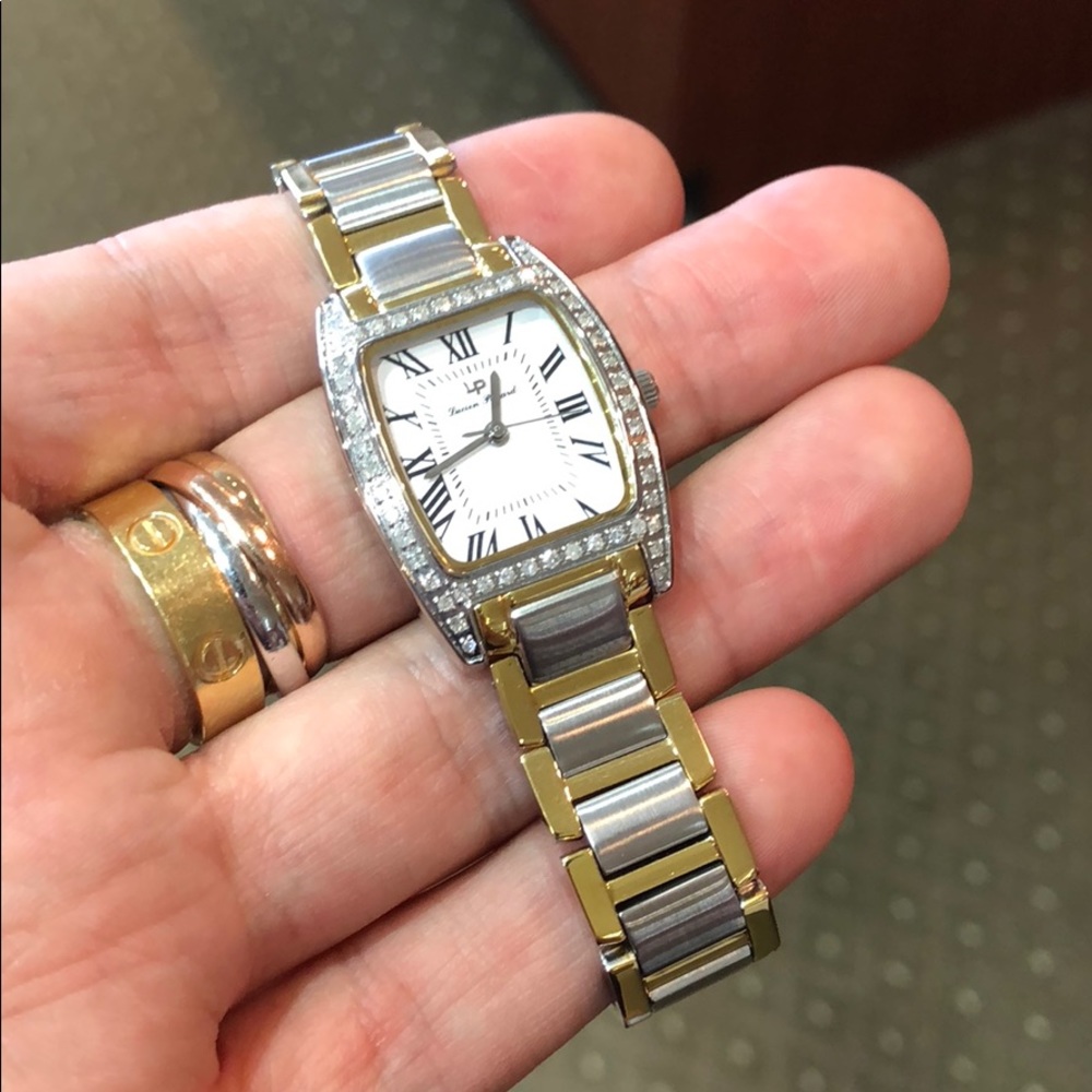 Lucien Piccard Ladies Diamond Two Tone Watch!!!